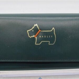 Radley London Heritage Dog Outline Leather Flapover Wallet